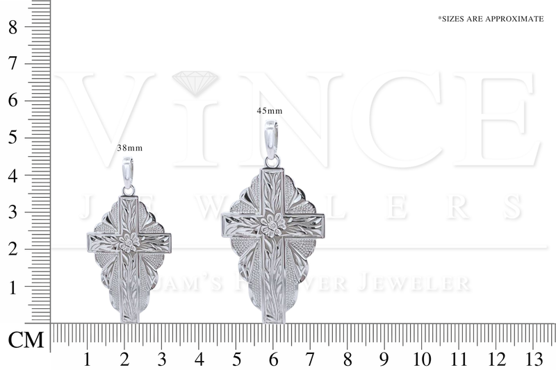 Silver Spanish Cross Pendant – Vince Jewelers
