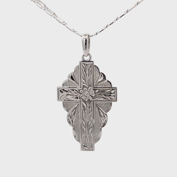 Silver Spanish Cross Pendant