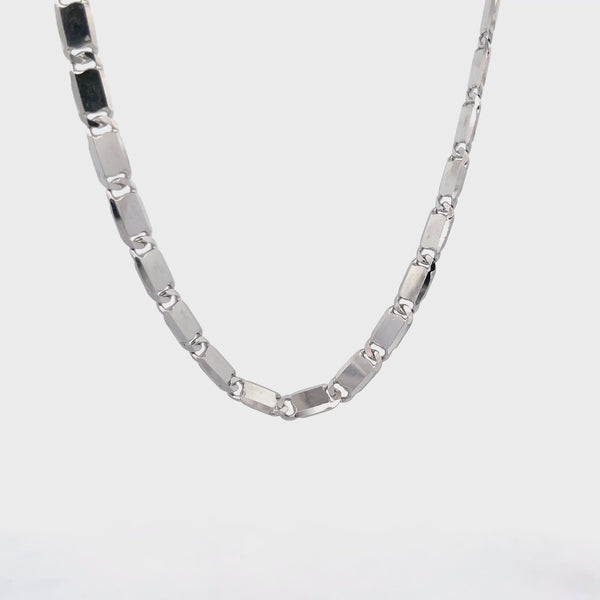 Silver Italian Baht Chain