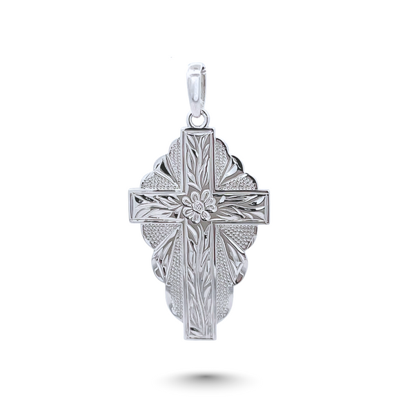 Silver Spanish Cross Pendant