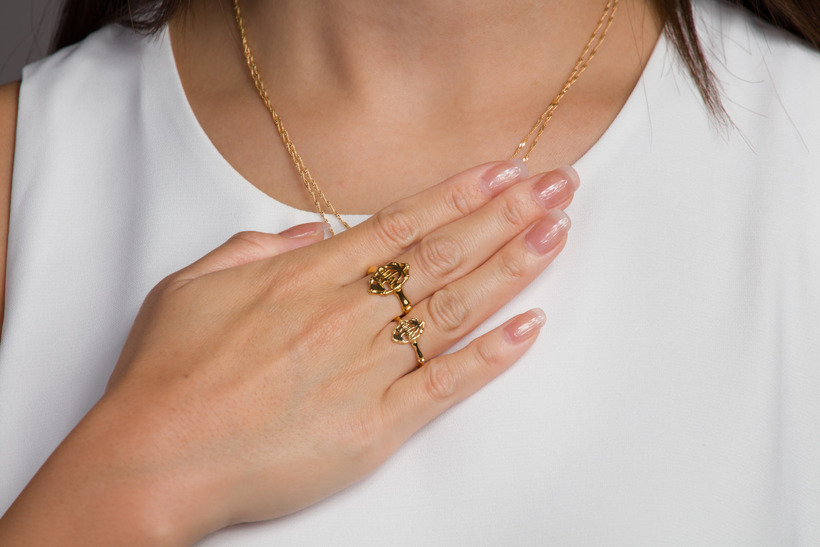 14K Yellow Gold Guam Seal Bamboo Ring – Vince Jewelers