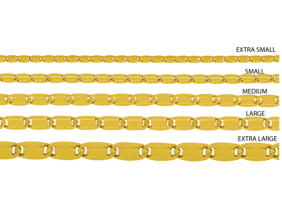 14K Yellow Gold Italian Baht Chain